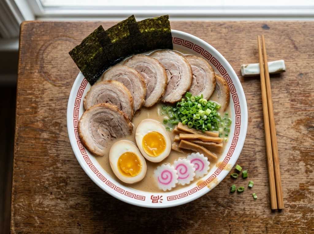 Ichiraku Ramen (Extra Miso Style) plated dish